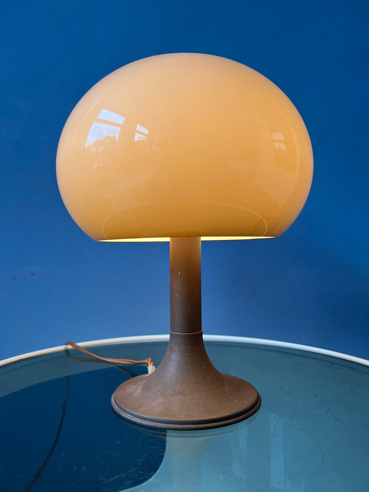 Herda Mushroom Table Lamp - Beige Space Age Desk Light