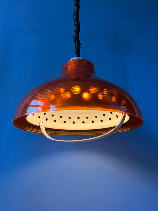 Mid Century UFO Plexiglass Space Age Hanging Lamp