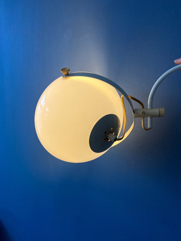 Vintage Space Age Anvia Mushroom Arc Wall Lamp