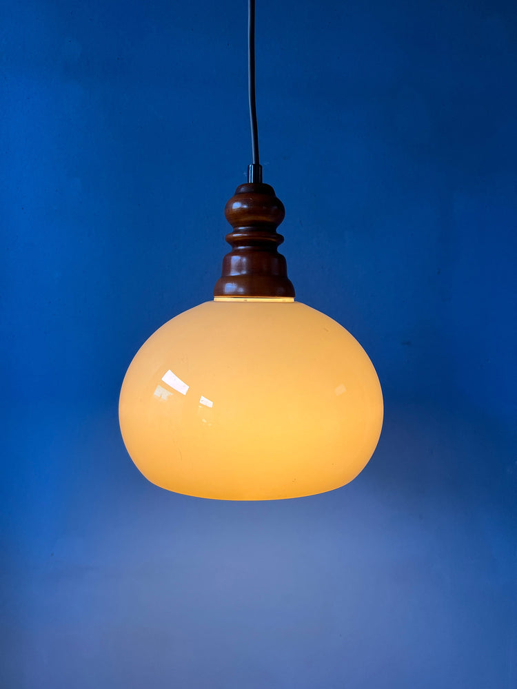 Small Space Age Mushroom Pendant Lamp