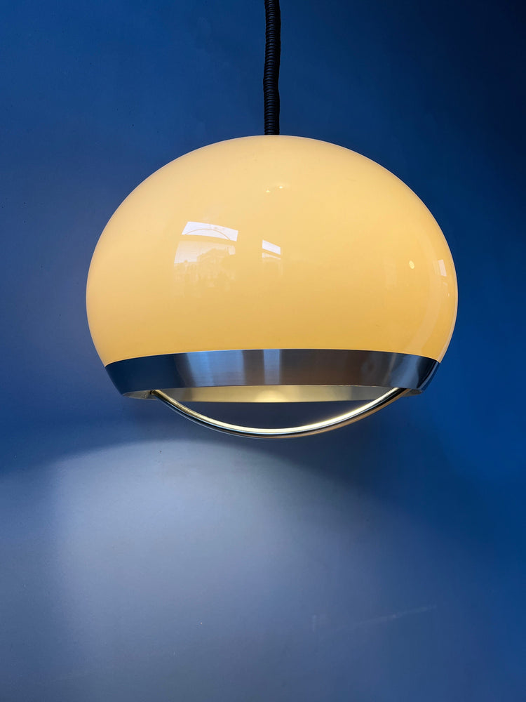 Vintage Dijkstra Space Age Mushroom Pendant Lamp Guzzini Style