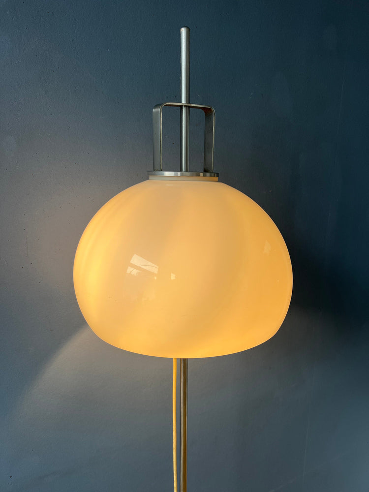 Mid Century Guzzini Style Space Age Floor Lamp Model 'Lucerna'