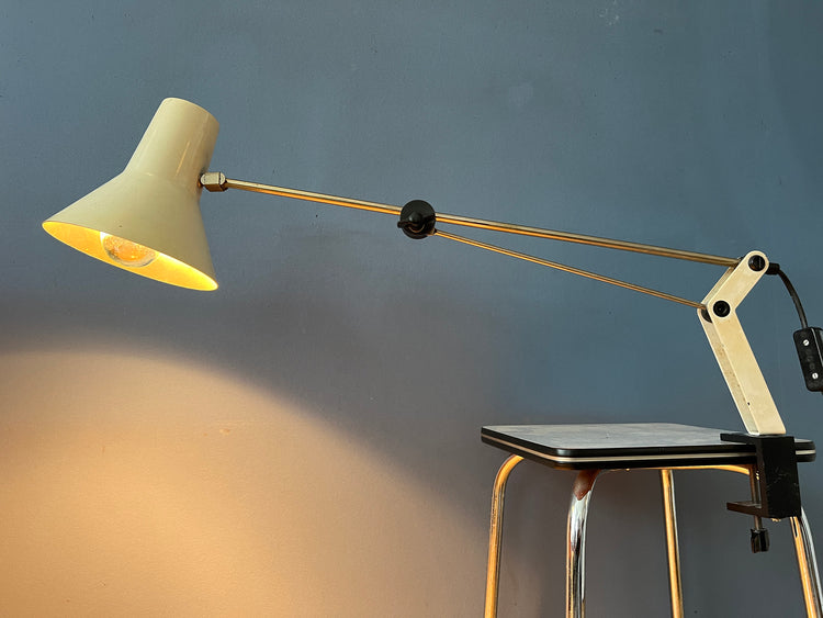 Mid Century Adjustable Clamp Desk Lamp