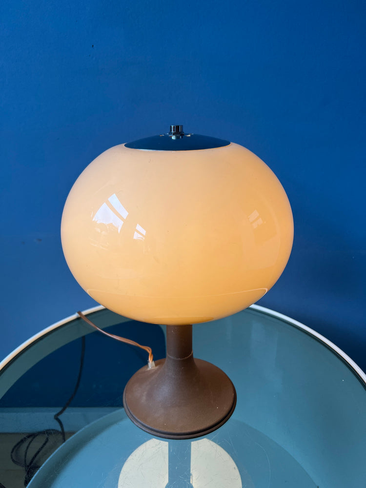 Herda Mushroom Table Lamp - Beige Space Age Desk Light