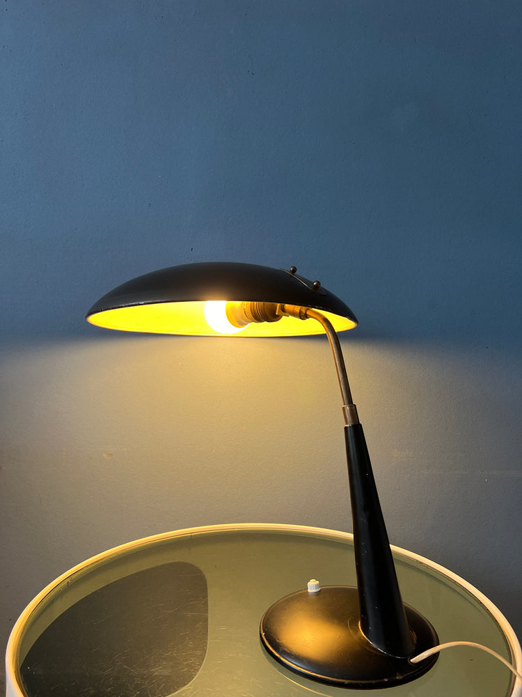 Black Vintage Christian Dell Desk Lamp for Kaiser Leuchten