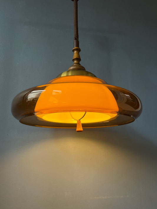 Mid Century Dijkstra Space Age Pendant Lamp