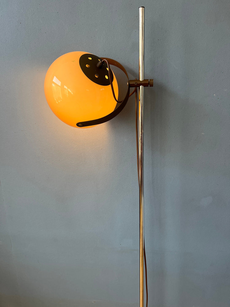 Mid Century Dijkstra Mushroom Floor Lamp | Space Age Standing Light