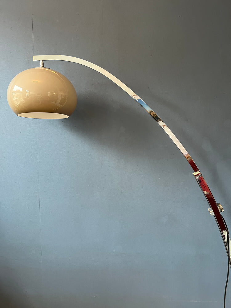 Vintage Hustadt Leuchten Mushroom Arc Floor Lamp