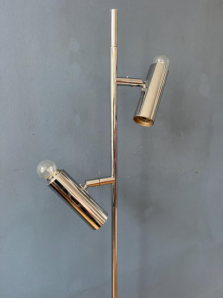 Chrome Vintage Sputnik Floor Lamp by Sölken Leuchten