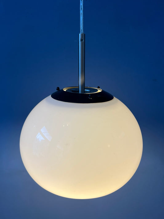 Small White Space Age Mushroom Pendant Lamp