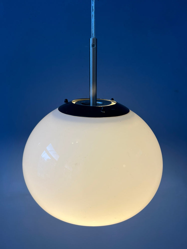 Small White Space Age Mushroom Pendant Lamp