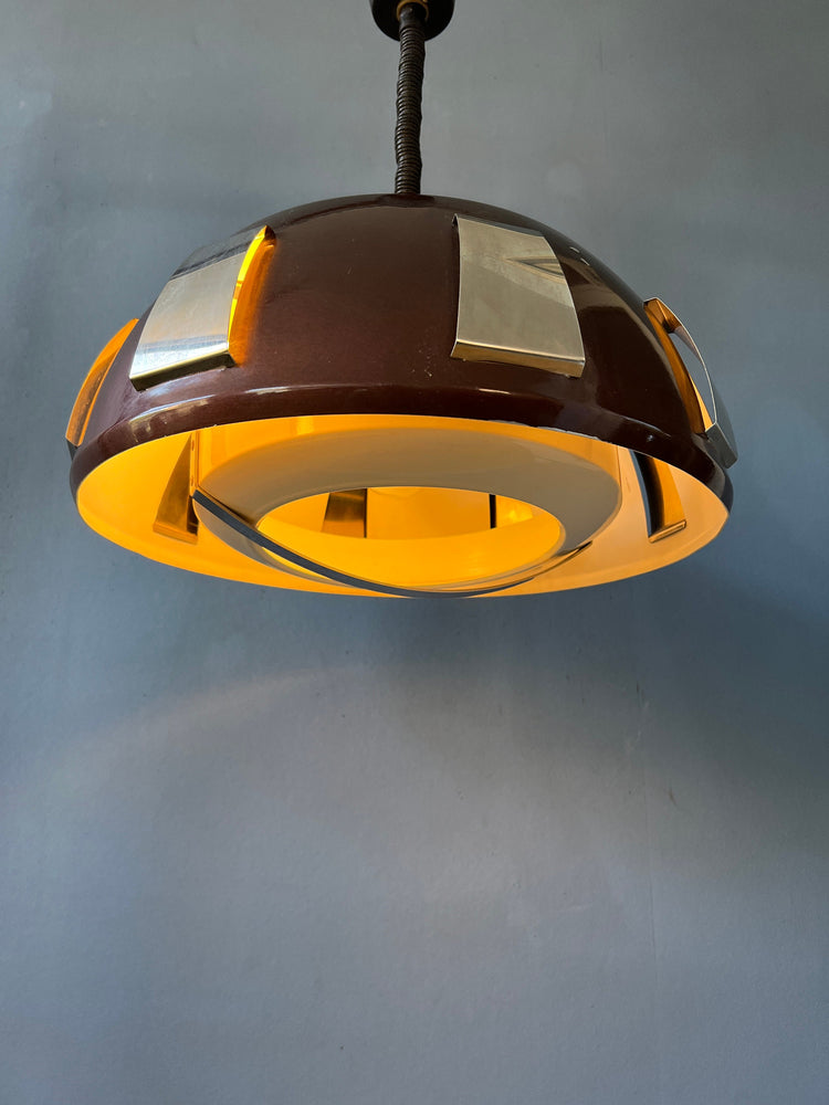 Vintage Lakro Amstelveen Pendant Light - Space Age Hanging Lamp