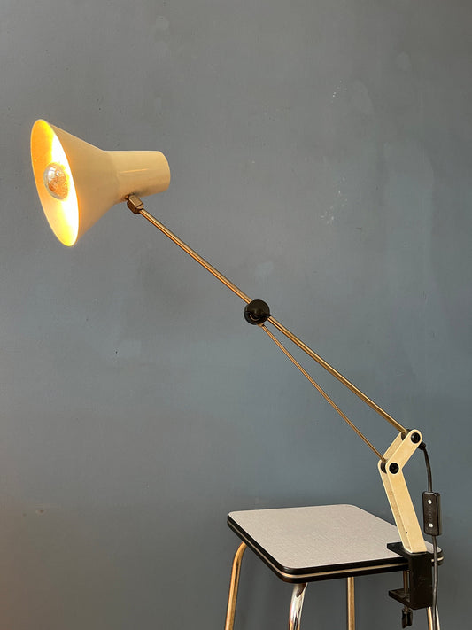 Mid Century Adjustable Clamp Desk Lamp