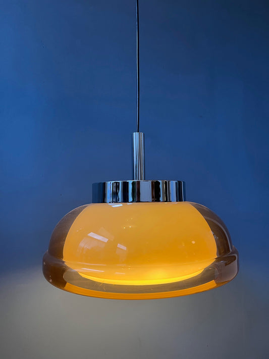 Vintage Herda Space Age Pendant / Mid Century Lamp