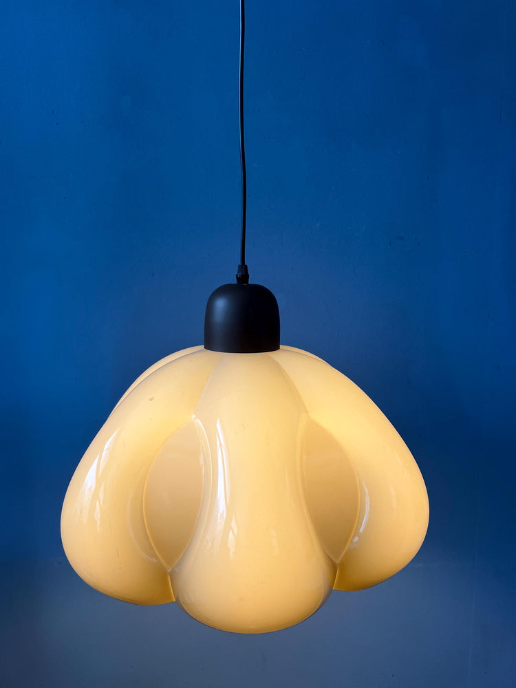 Mid Century Space Age Flower Pendant Lamp by Herda