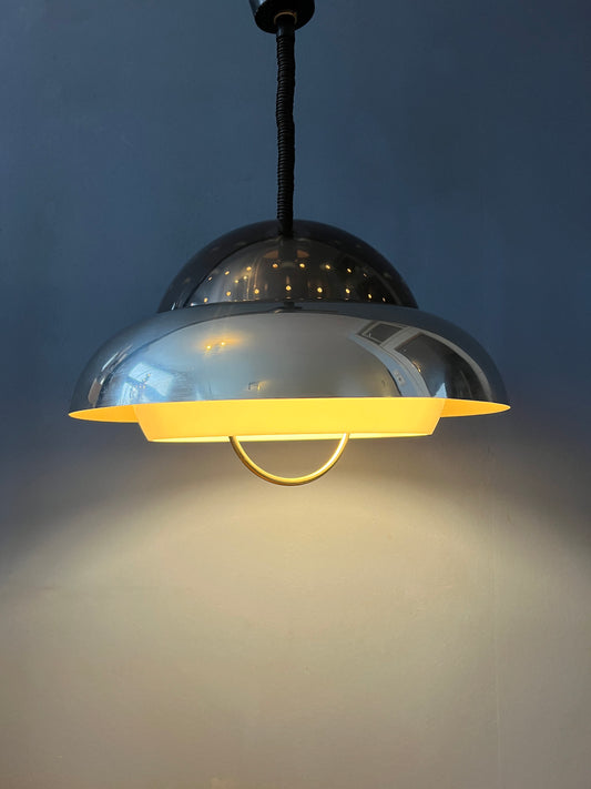 Mid Century Dijkstra Space Age Suspension Pendant Lamp