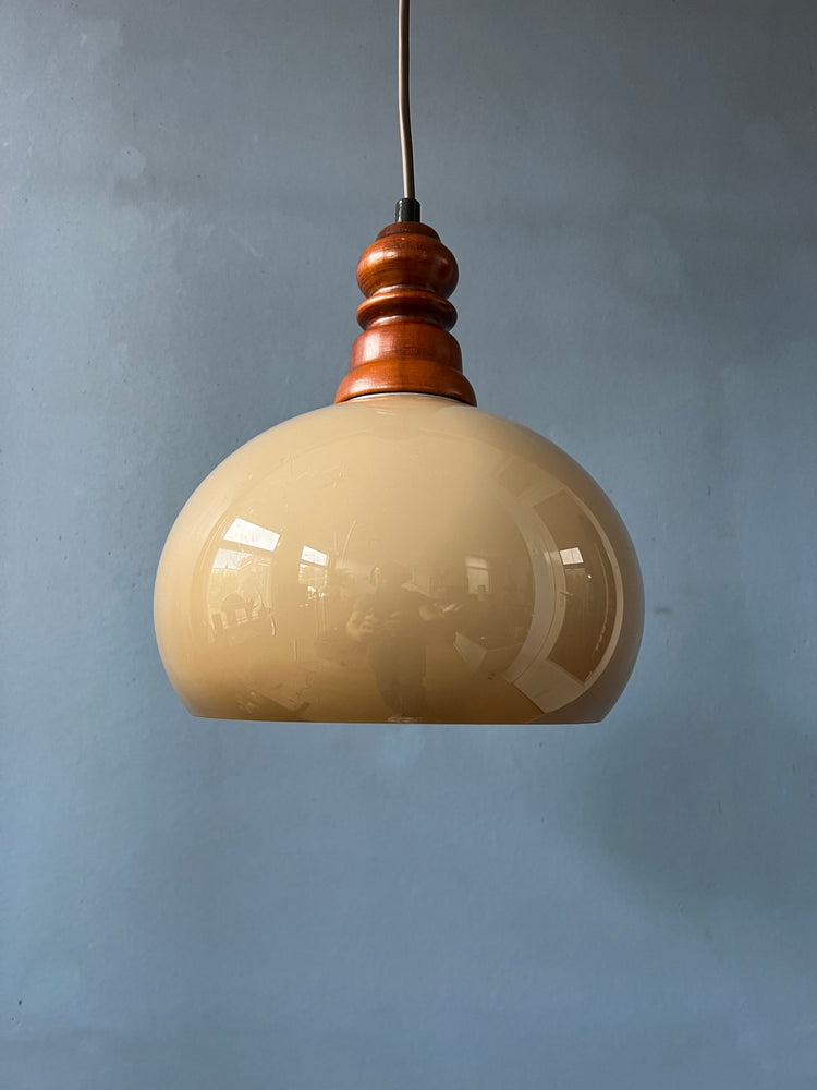 Small Space Age Mushroom Pendant Lamp