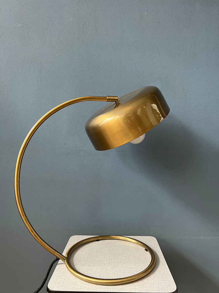 Mid Century Brass Desk Lamp