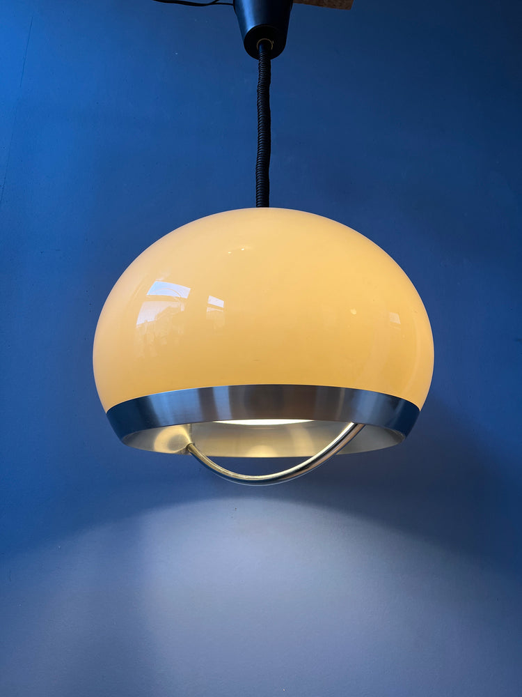 Vintage Dijkstra Space Age Mushroom Pendant Lamp Guzzini Style