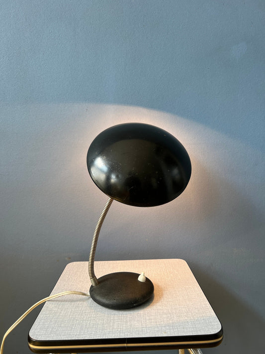 Small Black Bauhaus Style Metal Desk Lamp