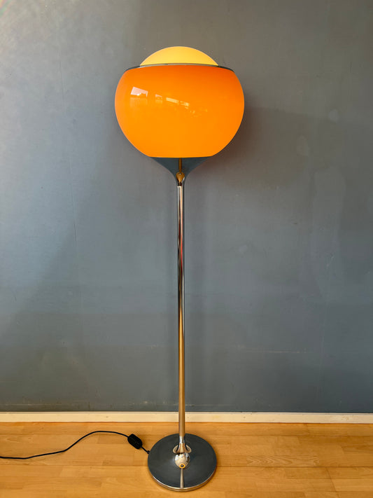 Vintage Guzzini Flash 'Bud Grande' Space Age Floor Lamp