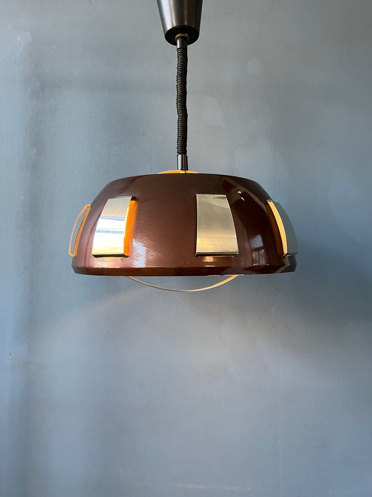 Vintage Lakro Amstelveen Pendant Light - Space Age Hanging Lamp