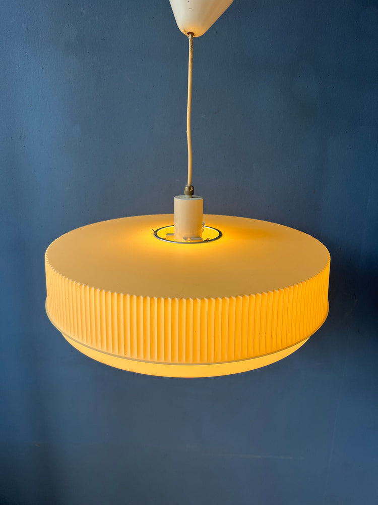 Mid Century Beige Lampion Pendant Lamp