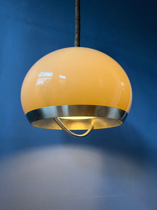 Dijkstra Pendant Lamp - Mushroom Light Fixture - Space Age Hanging Light