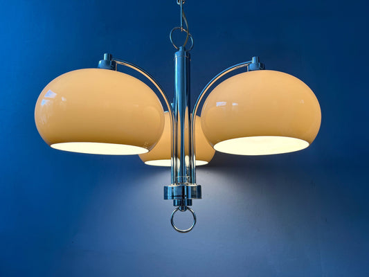 Mid Century Dijkstra Space Age Mushroom Chandelier Pendant Lamp