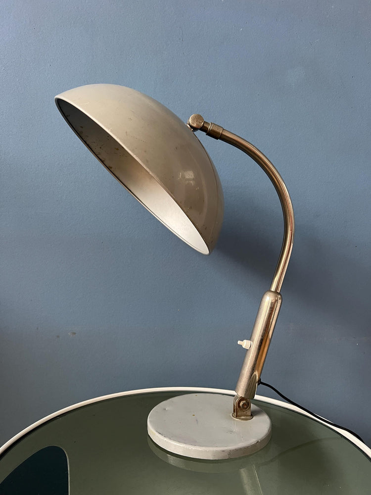 Gray Vintage Hala Busquet / Hala 144 Table Lamp by Herman Busquet