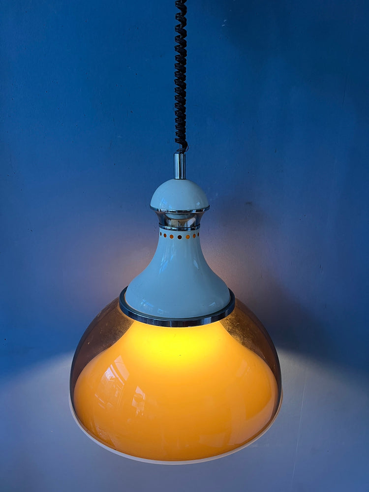 Vintage Stilux Milano Space Age Pendant Lamp