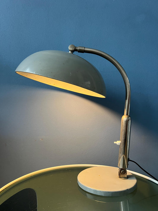 Gray Vintage Hala Busquet / Hala 144 Table Lamp by Herman Busquet