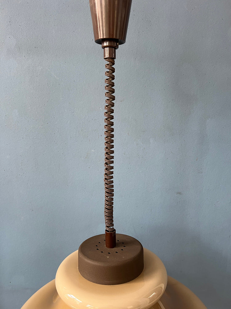 Mid Century Herda Mushroom Pendant Lamp