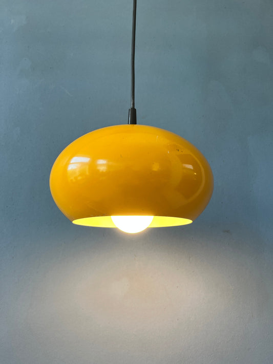 Yellow Pendant Lamp - Space Age Pendant Light - UFO Lamp