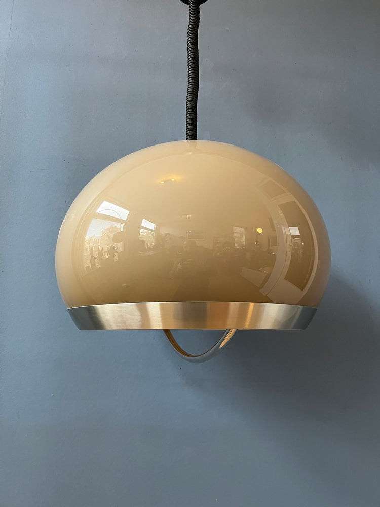 Vintage Dijkstra Space Age Mushroom Pendant Lamp Guzzini Style