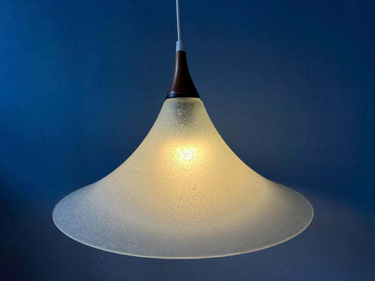 Frosted Glass Witch Hat Pendant Lamp