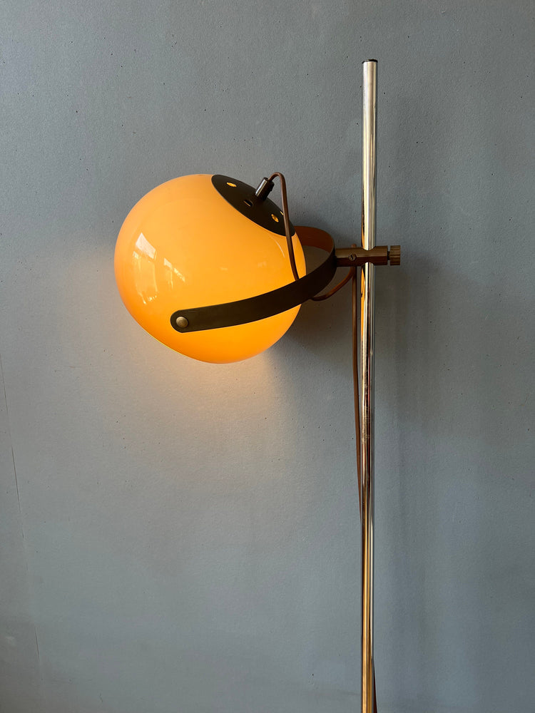 Mid Century Dijkstra Mushroom Floor Lamp | Space Age Standing Light