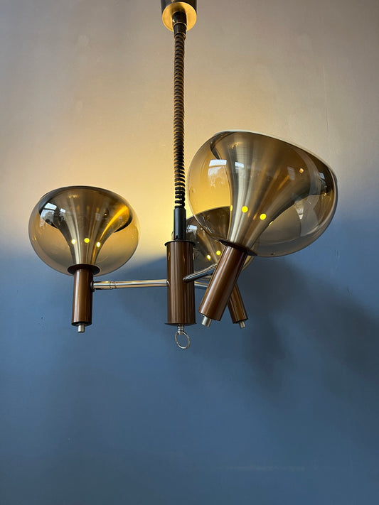 Vintage Dijkstra Space Age Pendant Lamp / Chandelier