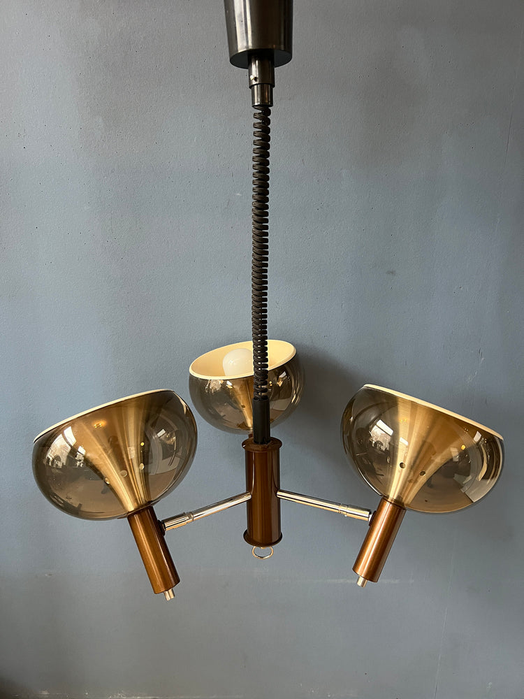Vintage Dijkstra Space Age Pendant Lamp / Chandelier