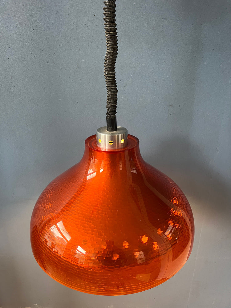 Mid Century UFO Plexiglass Space Age Hanging Lamp