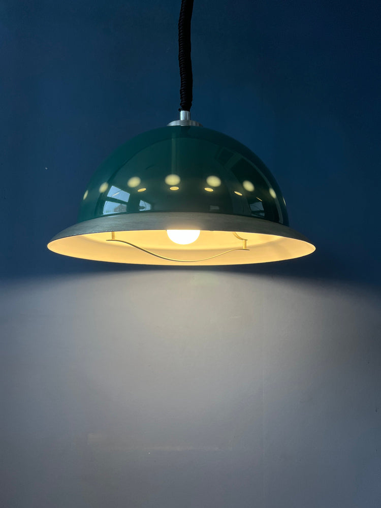 Big Green Dijkstra Space Age Dome Hanging Lamp