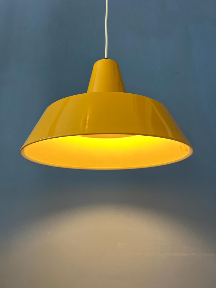 Yellow Louis Poulsen Arbejdspendel Style Industrial Pendant Lamp