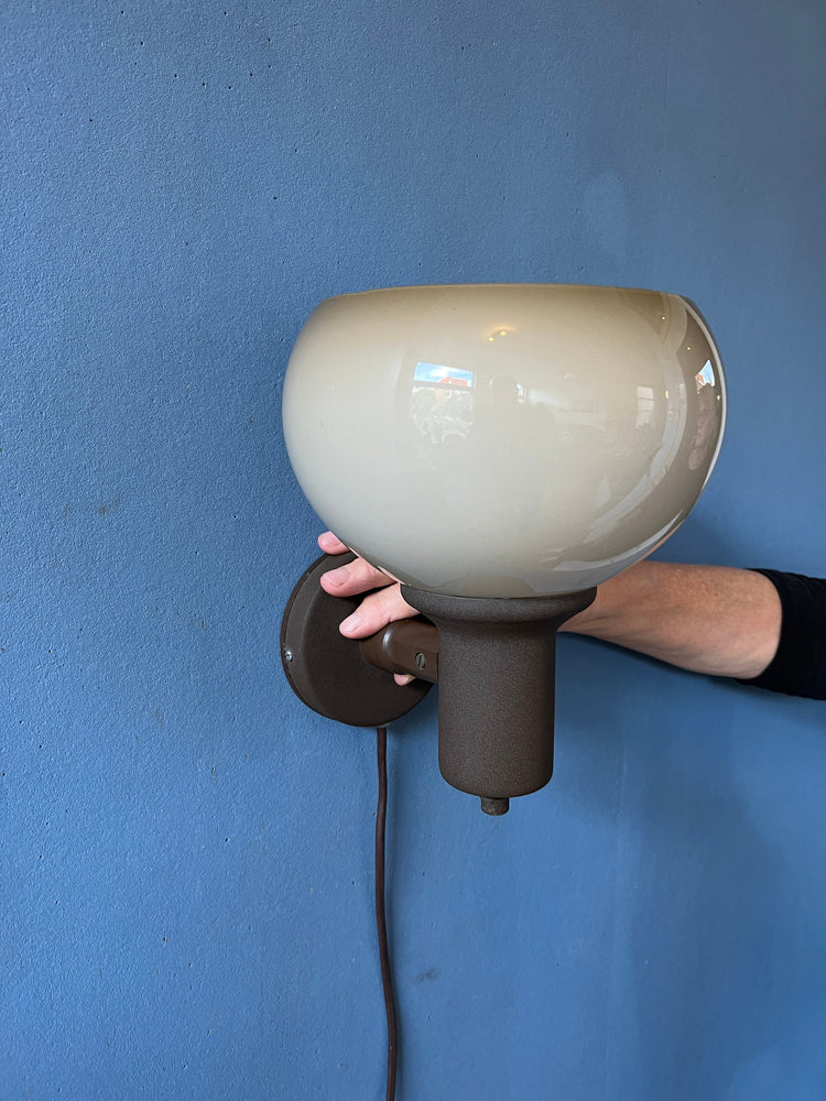 Mid Century Herda Mushroom Wall Sconce