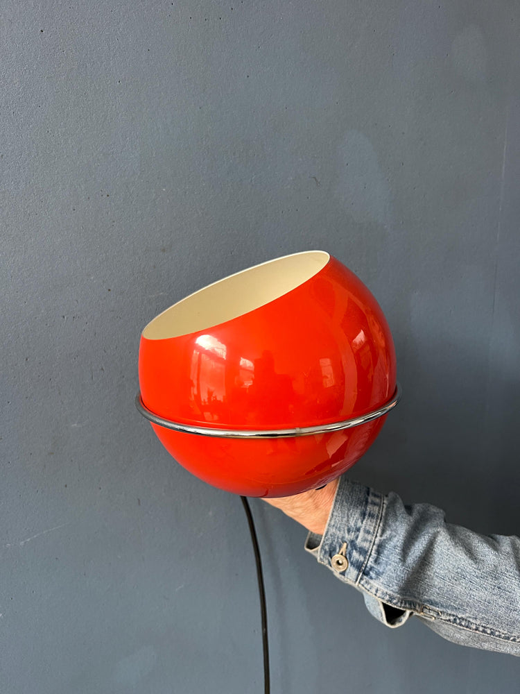 Orange Space Age Eyeball Wall Lamp