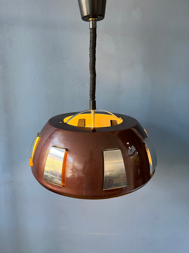 Vintage Lakro Amstelveen Pendant Light - Space Age Hanging Lamp