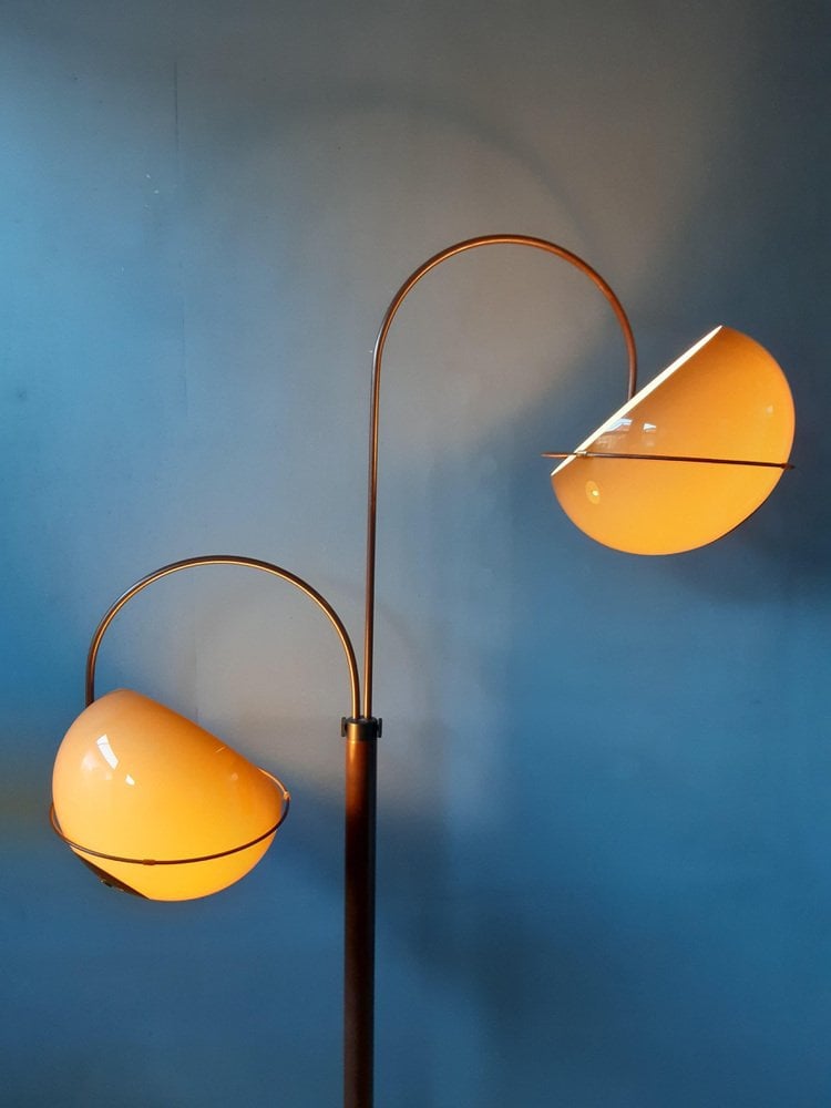 Mid Century GEPO Flexible Space Age Mushroom Floor Lamp