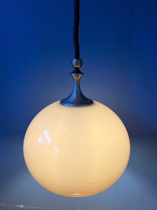 Mid Century Plexiglass Dijkstra Space Age Mushroom Pendant Lamp