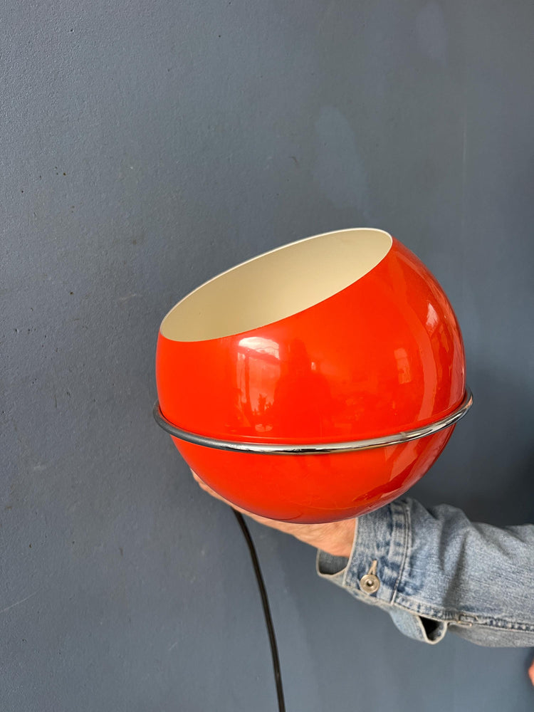 Orange Space Age Eyeball Wall Lamp