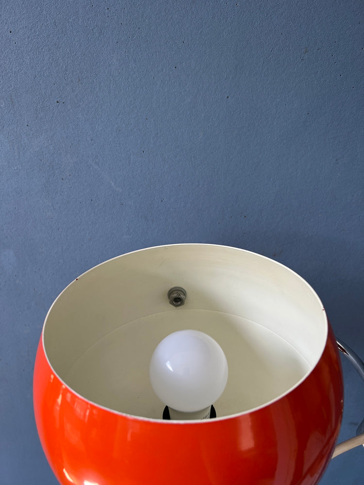 Red GEPO Wall Lamp - Eyeball Wall Light - Mid Century Lamp