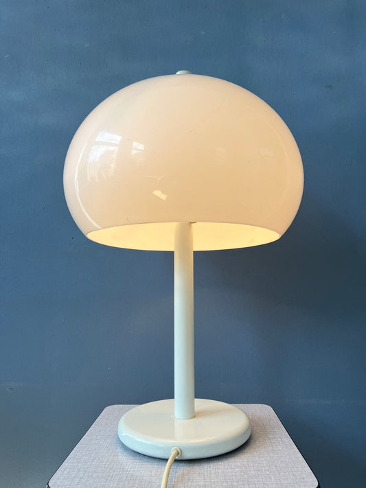 Dijkstra Table Lamp - Vintage Mushroom Desk Lamp - White Space Age Light